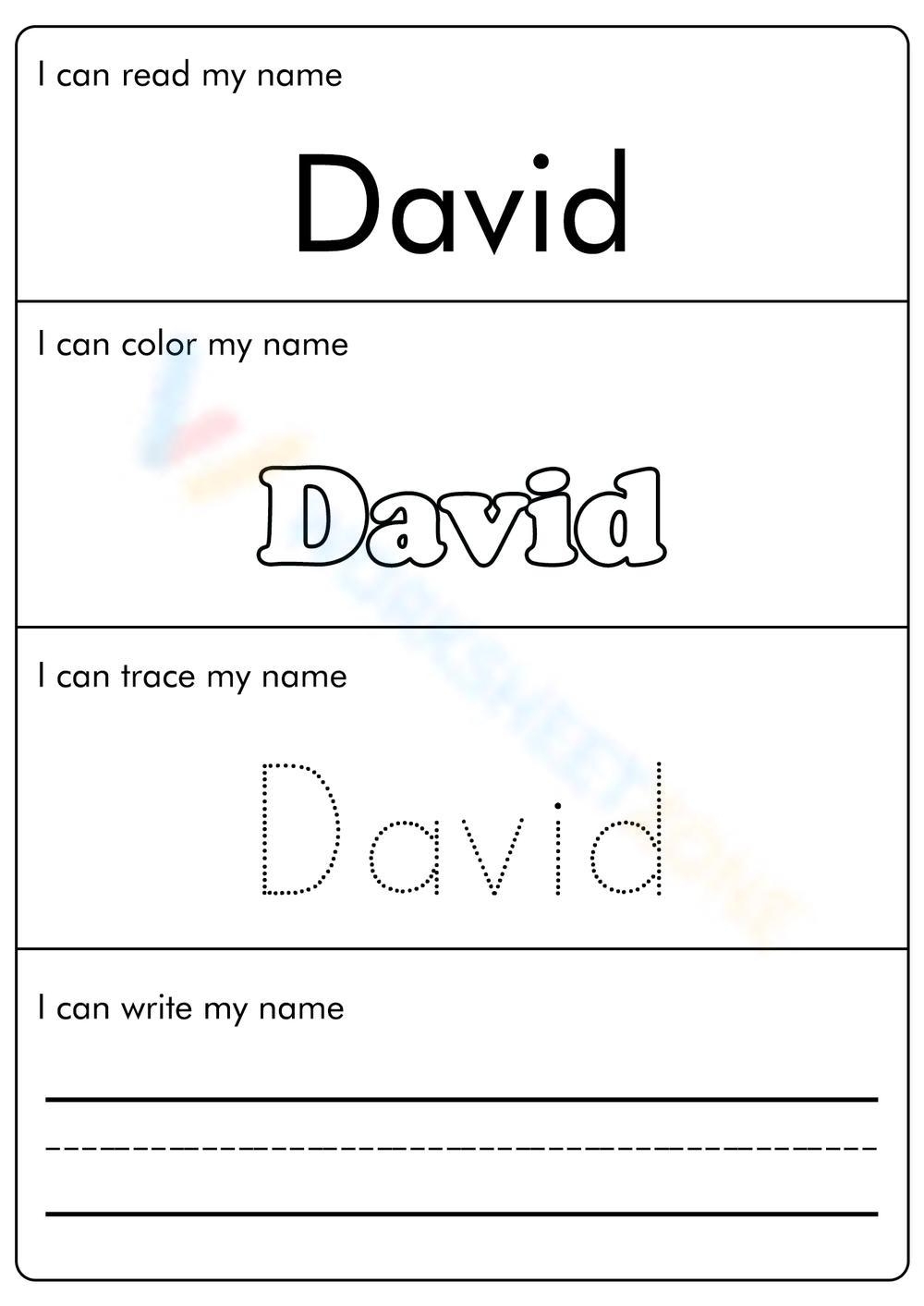 i can write my name printable