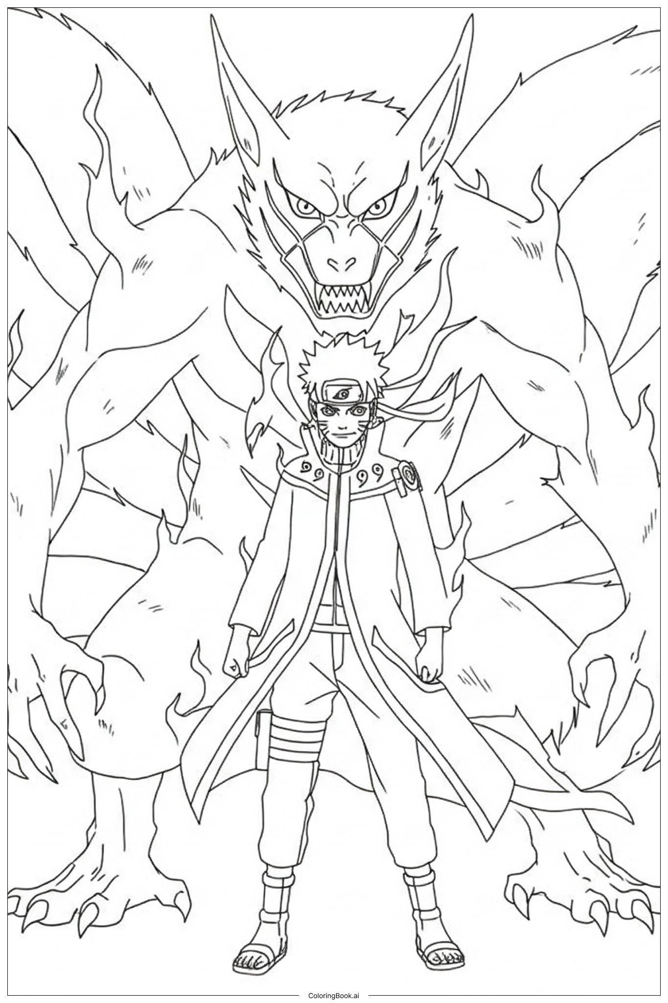 printable naruto coloring pages