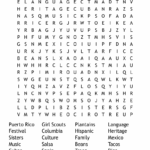 National Hispanic Heritage Month Word Search WordMint