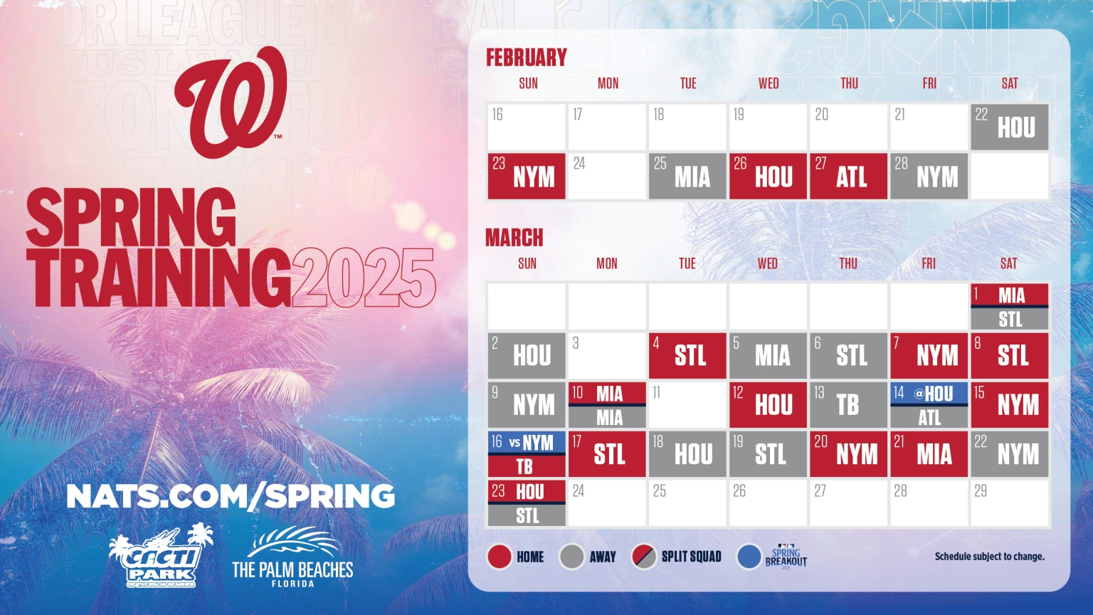 Nationals Spring Training Washington Nationals Worksheets Library