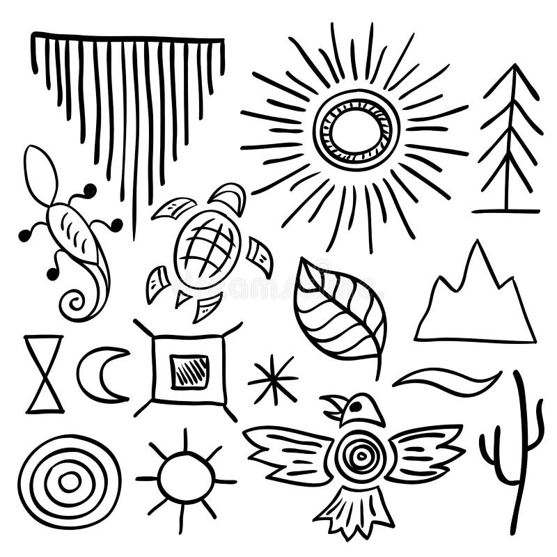 native american symbols and meanings printable