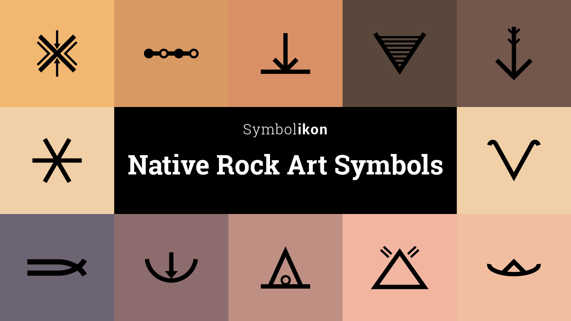 Native Rock Art Symbols Native Rock Art Meanings