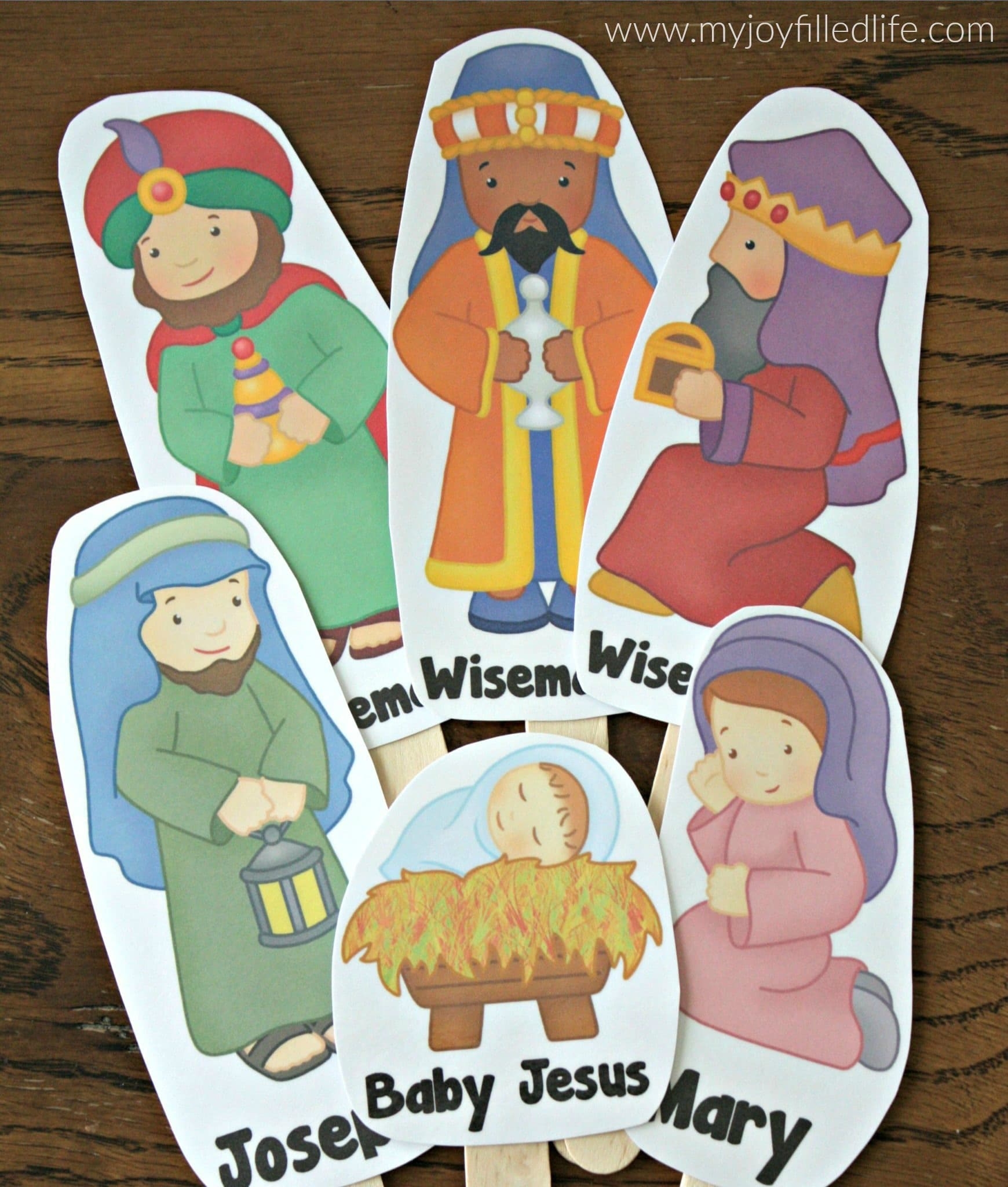 Nativity Stick Puppets My Joy Filled Life