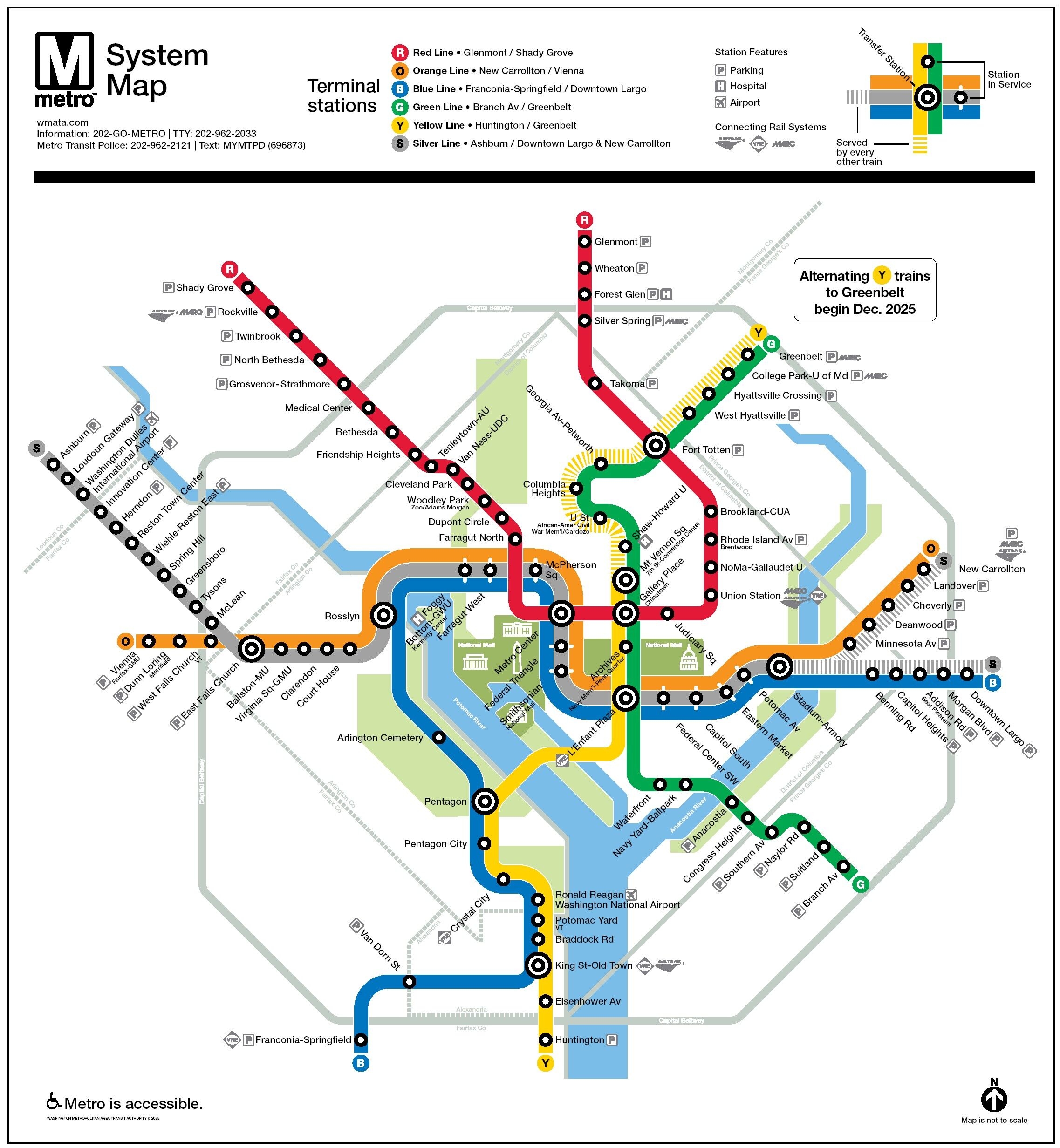 Navigating Washington DC s Metro System Metro Map U0026 More