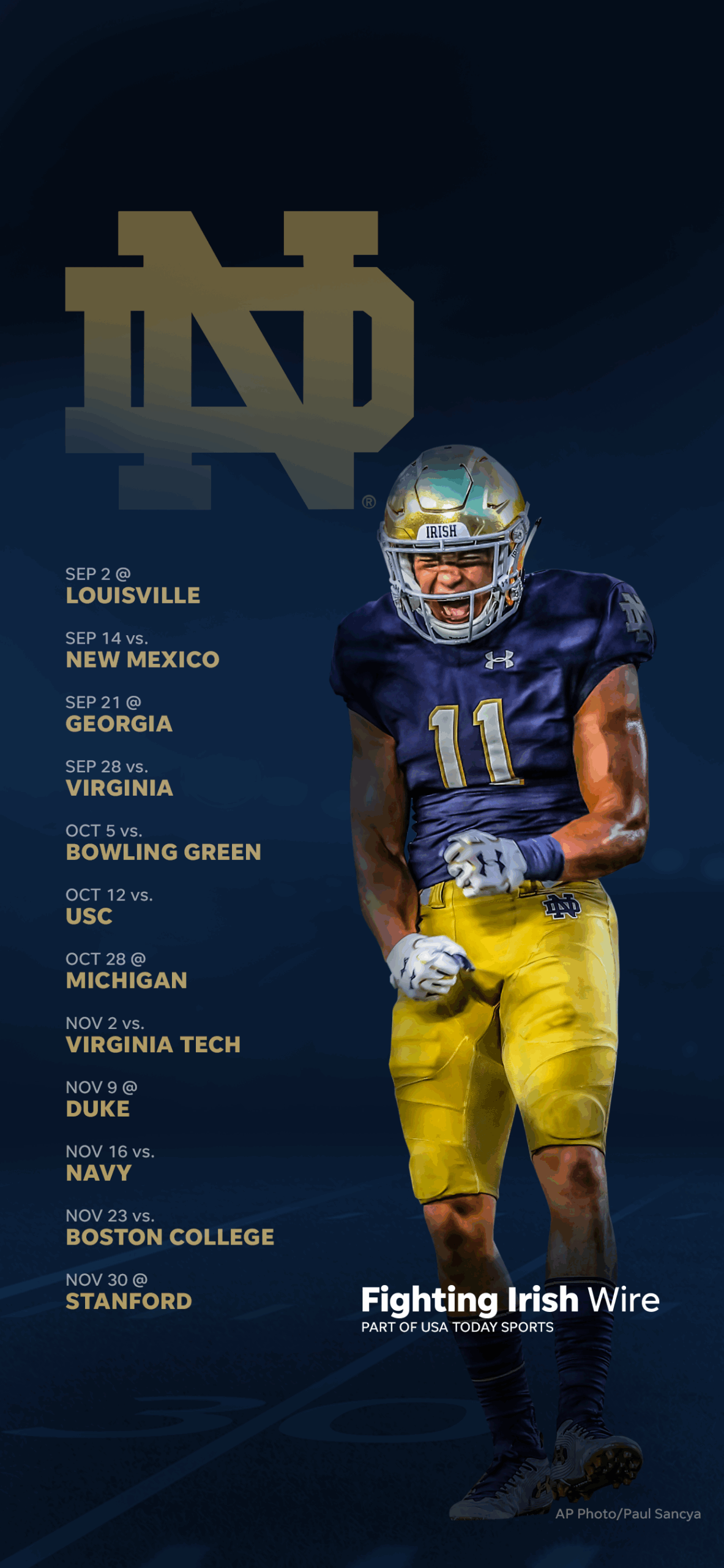 Nd Hot Sale Football Schedule