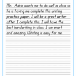 Neat Handwriting Worksheets U0026 Printable