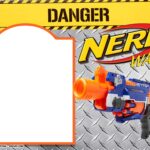 Nerf Gun Party Invitation Templates
