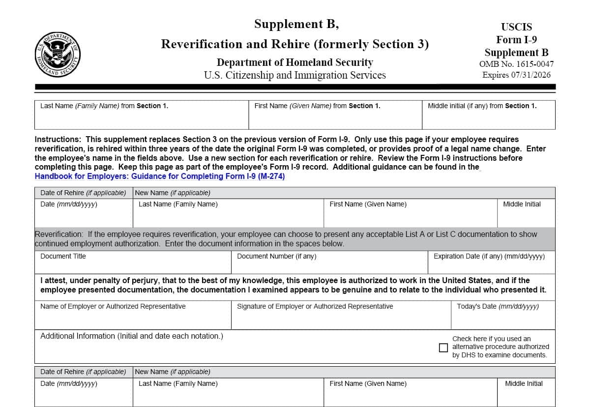 New I 9 Form Everything You Need To Know To Stay In Compliance Namely