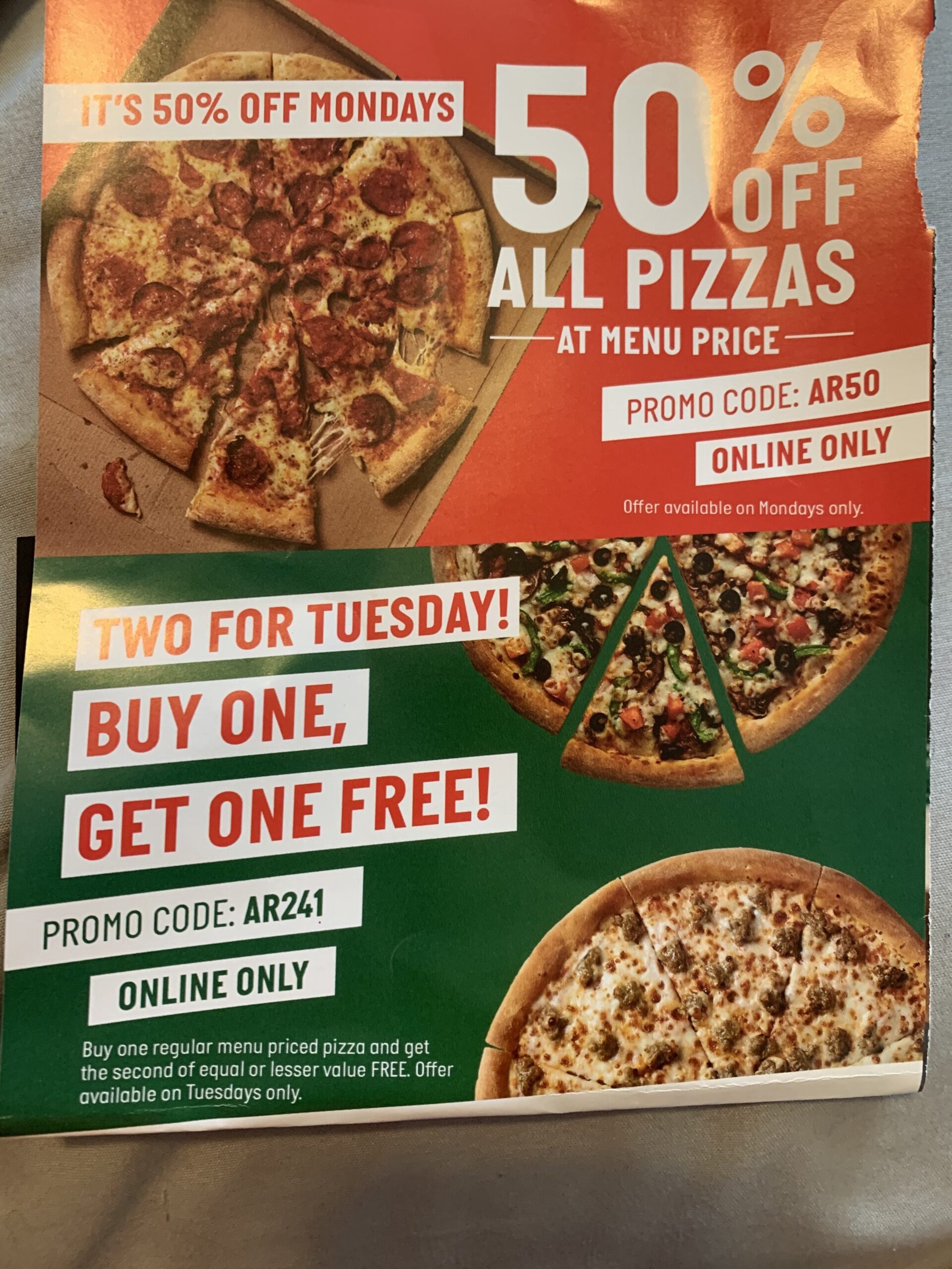 New Papa Johns Promo Codes Clearance