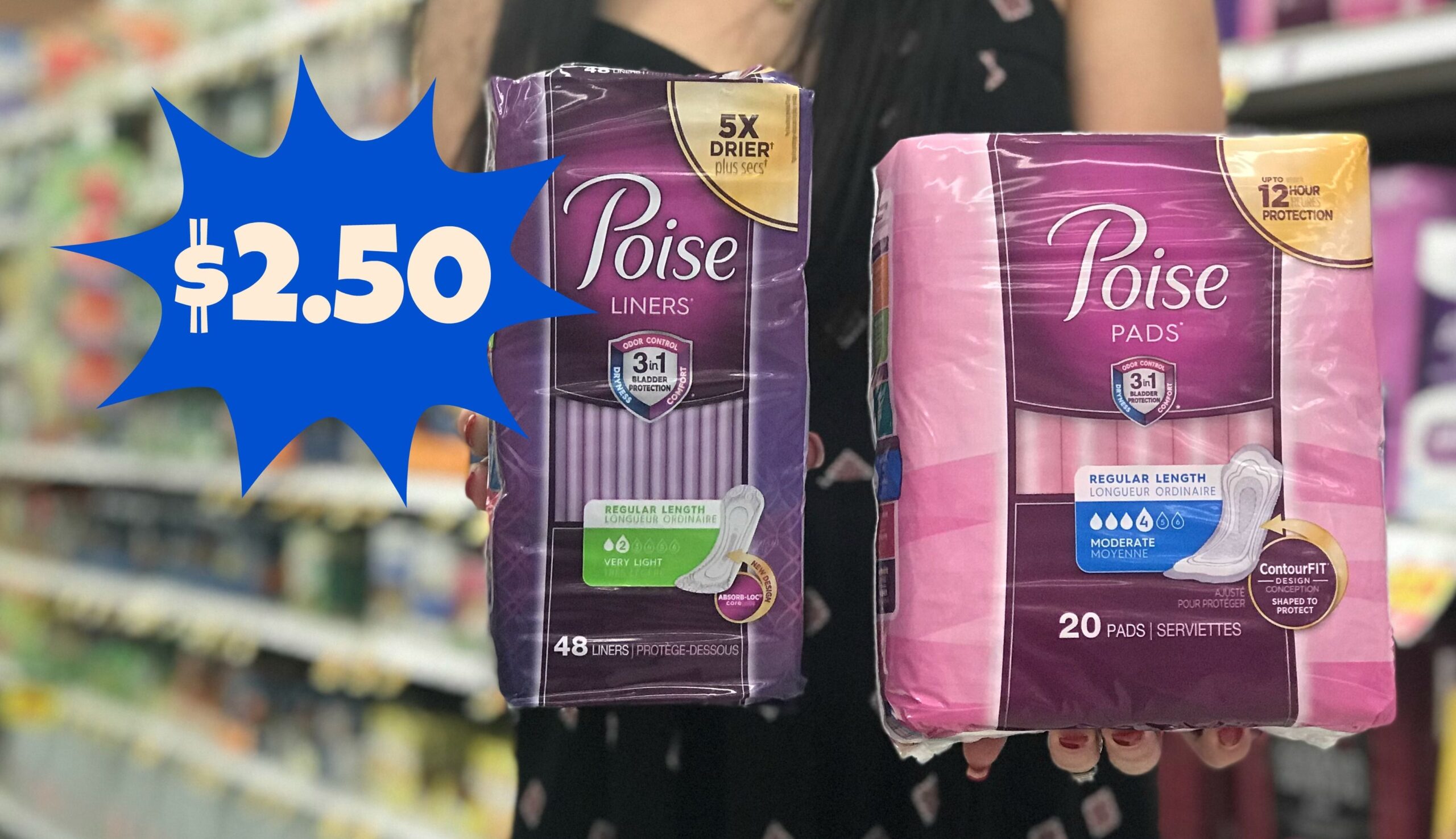 NEW Poise Coupons Pads And Liners ONLY 2 50 With Kroger Mega Event Kroger Krazy