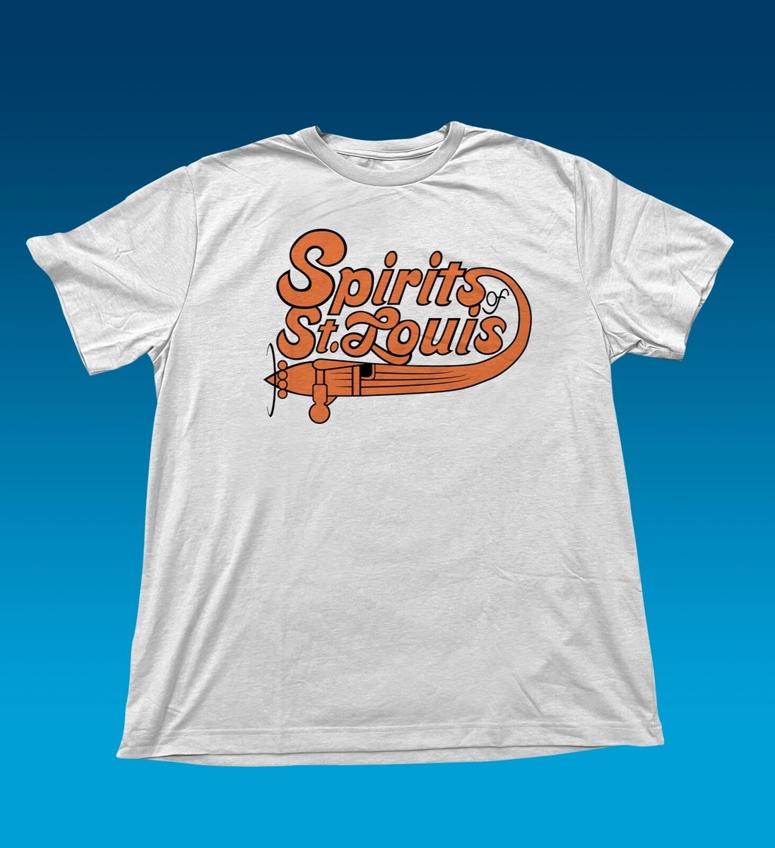 NEW VINTAGE SPIRITS OF ST LOUIS SHORT SLEEVE T SHIRT ABA NBA RETRO