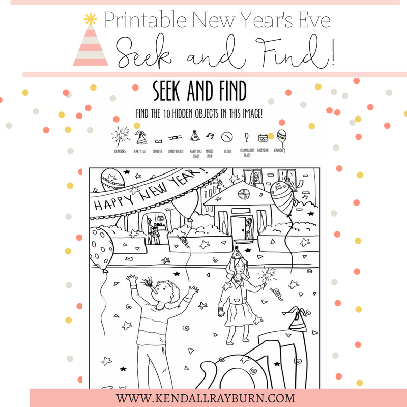 New Year s Eve Printable