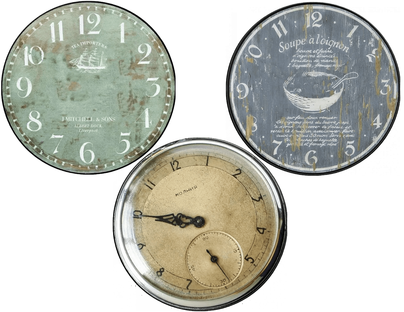 New Years Free Clock Face Printables cd Size And Plate 