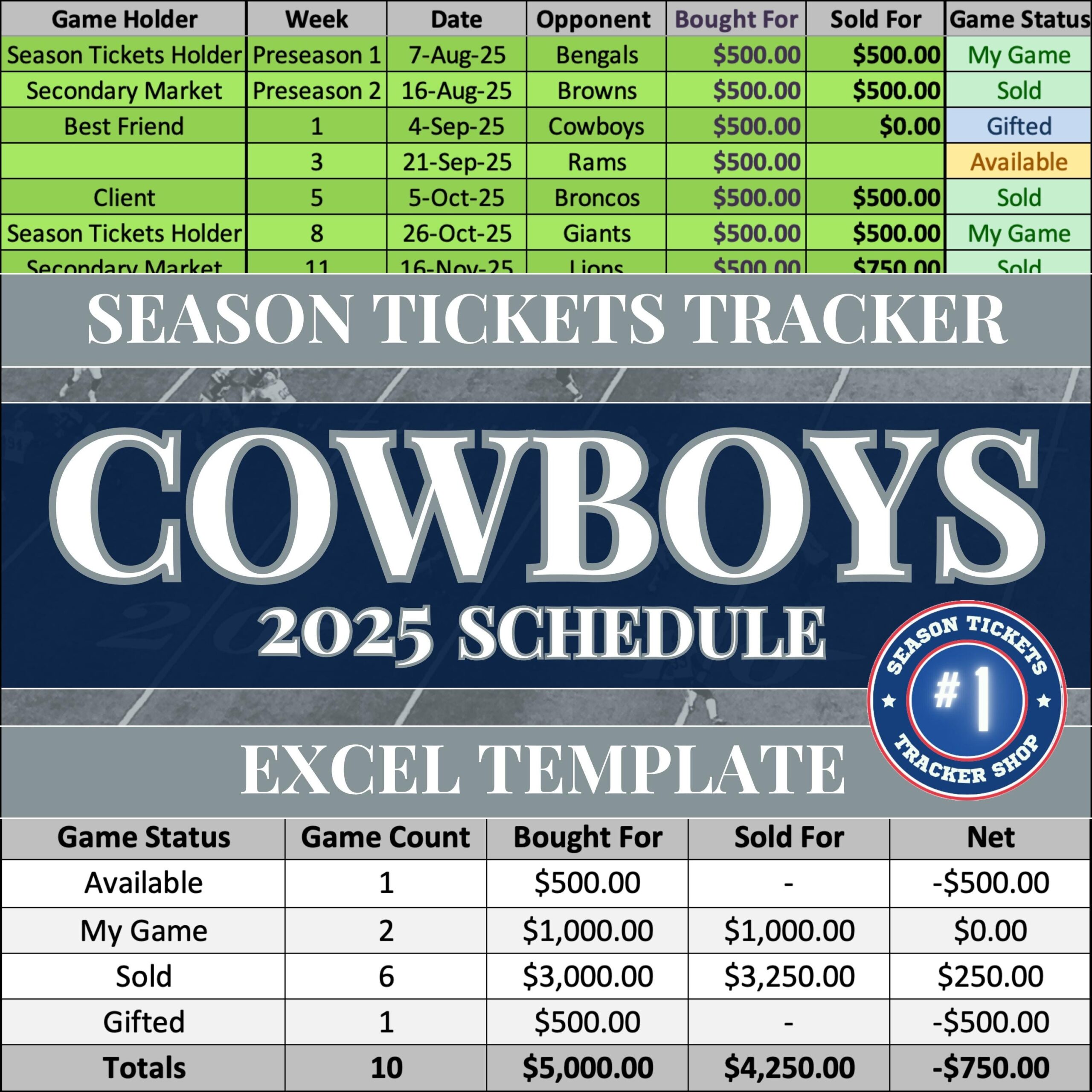 dallas cowboys schedule printable