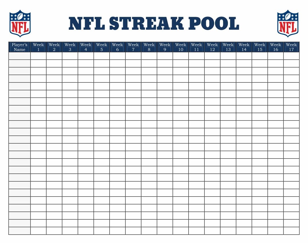 printable one page nfl schedule
