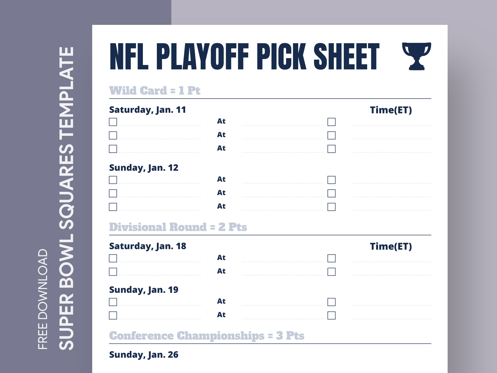 printable nfl weekly pick em sheets 2018