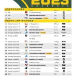 NFL Releases Green Bay Packers Schedule For 2023 News Wkow