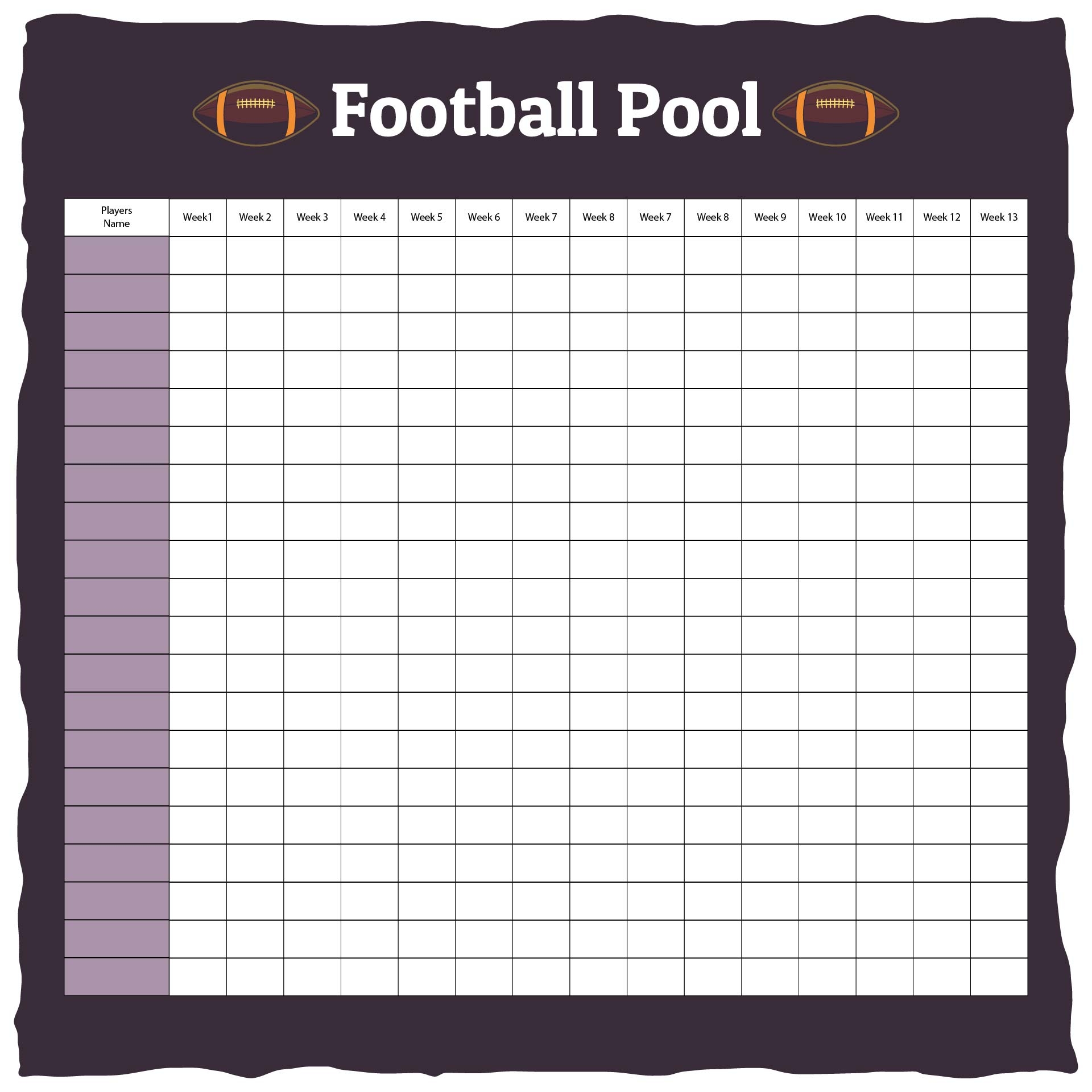 Nfl Weekly Pick Em Master Sheet Fill Online Printable Fillable Worksheets Library Nfl Weekly Pick Em Master Sheet Fill Online Printable Fillable Worksheets Library
