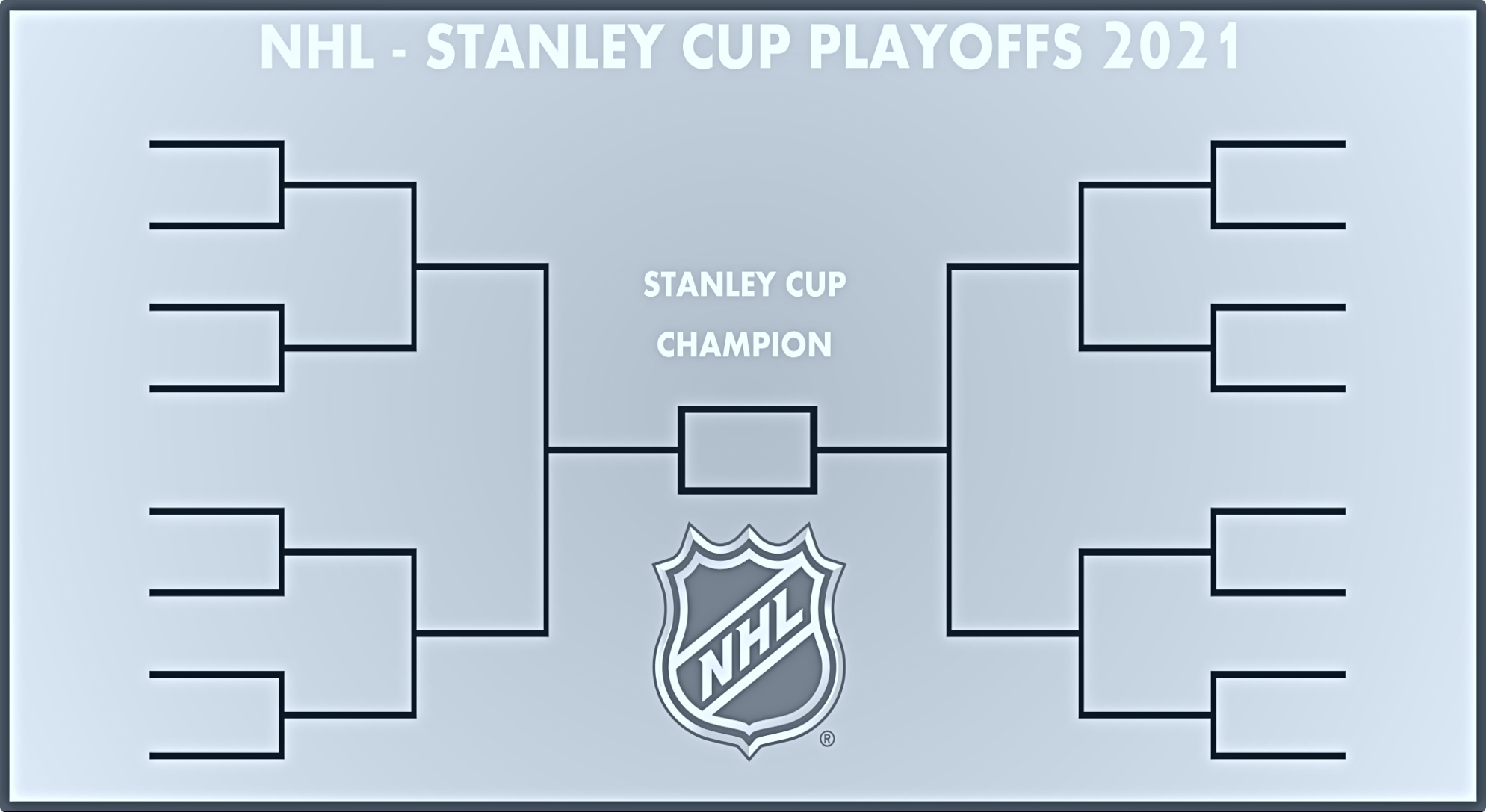 NHL Stanley Cup Playoffs Bracket Printable Blank In PDF 2019 Worksheets Library