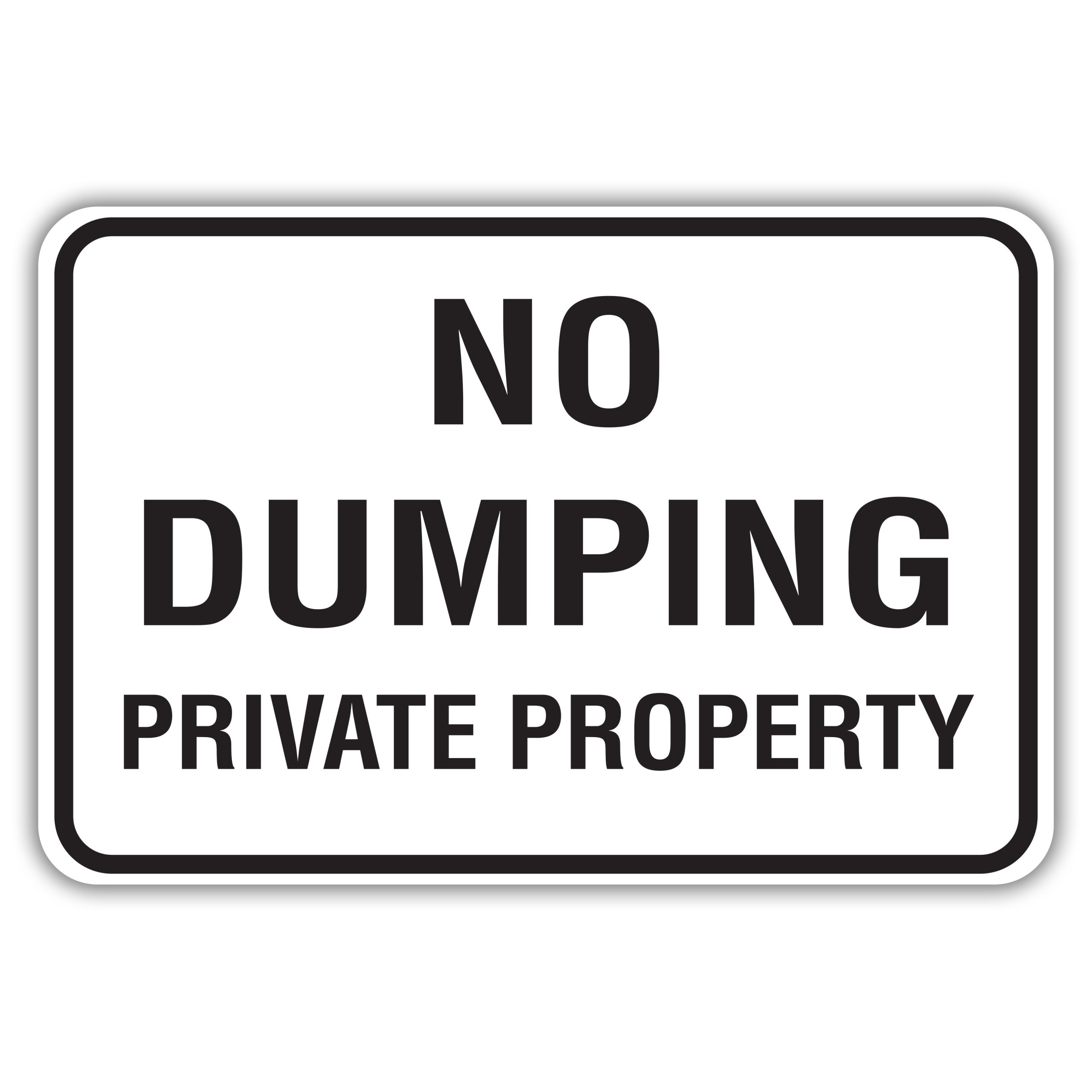 no dumping signs printable free