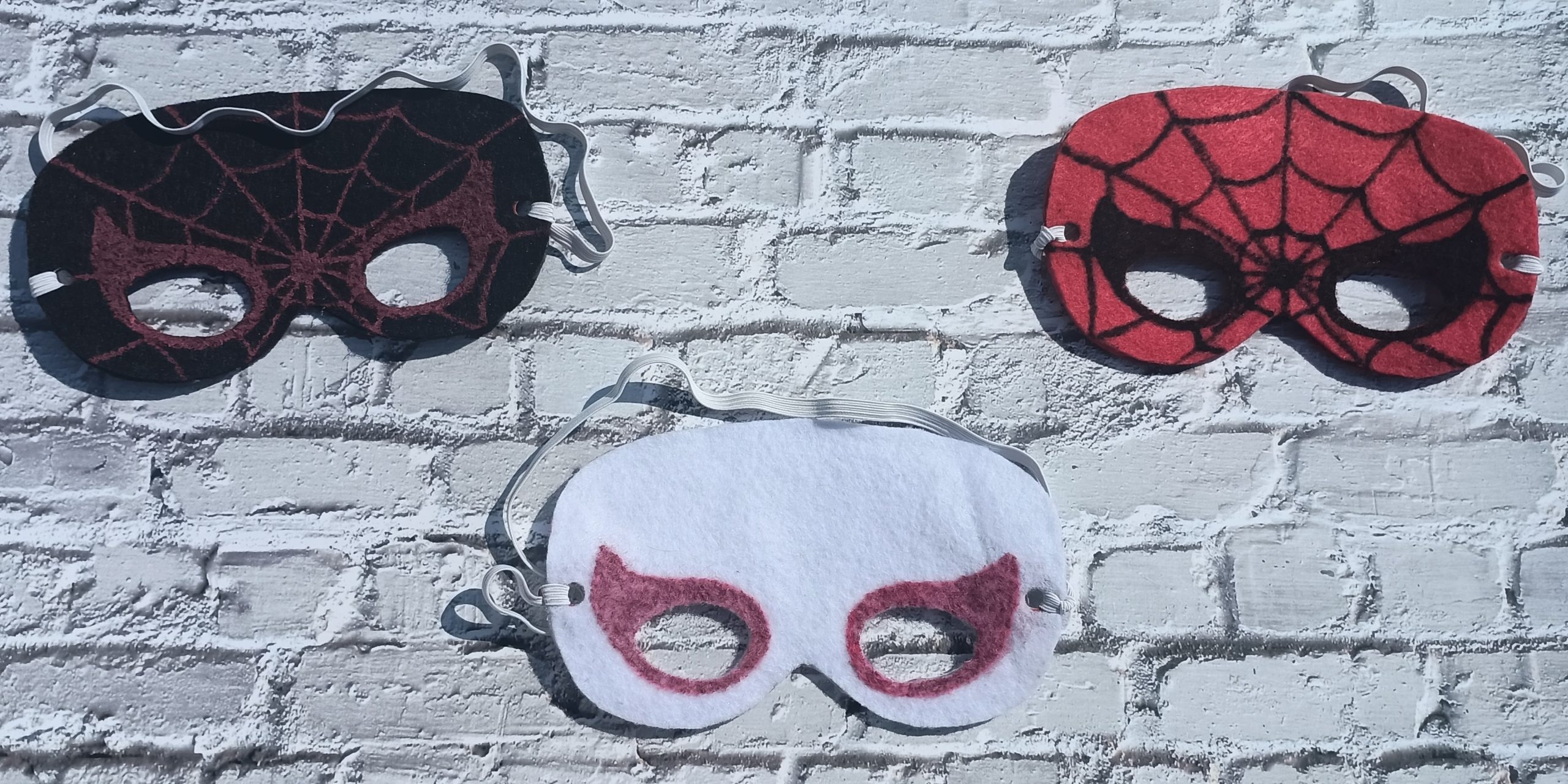 No Sew Spidey And Friends Felt Masks Free Pattern Cu0026S