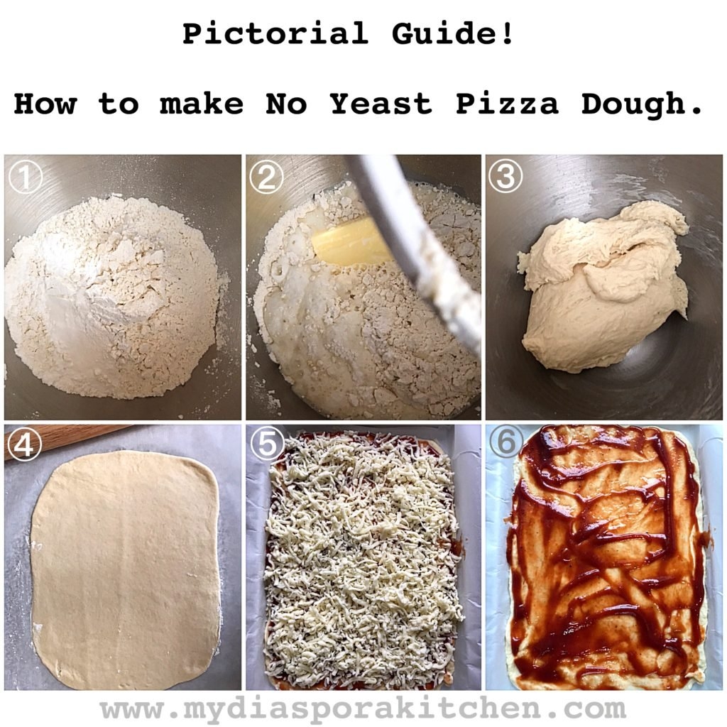 No Yeast Pizza Dough Recipe My Diaspora Kitchen