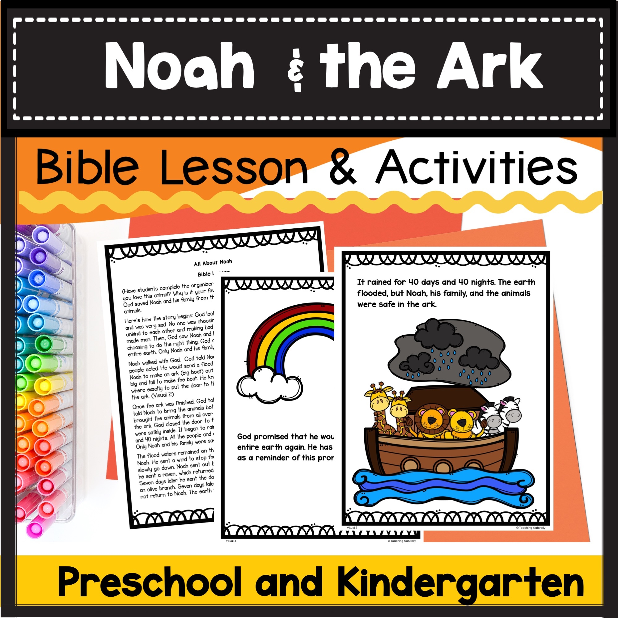 noahs ark printable little book
