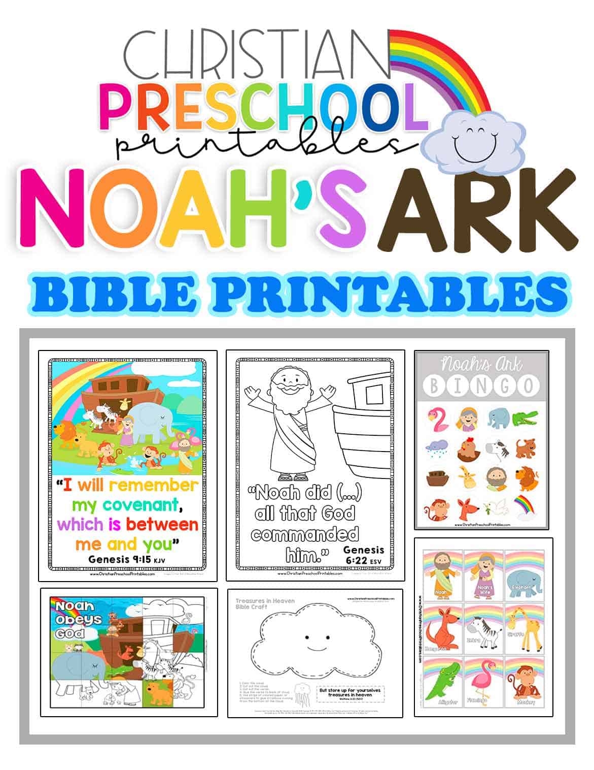 free noah s ark printables