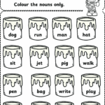 Noun Or Verb Grade 1 Worksheets Free Noun Worksheets Grade 1