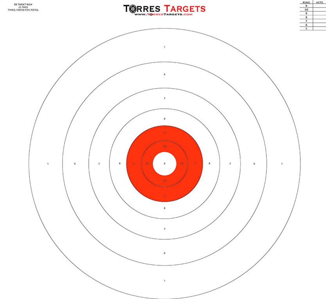 NRA B8 Target Printable For FREE Targets4Free Worksheets Library