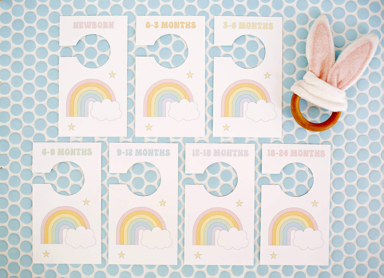 Nursery Closet Dividers Printable A Beautiful Mess