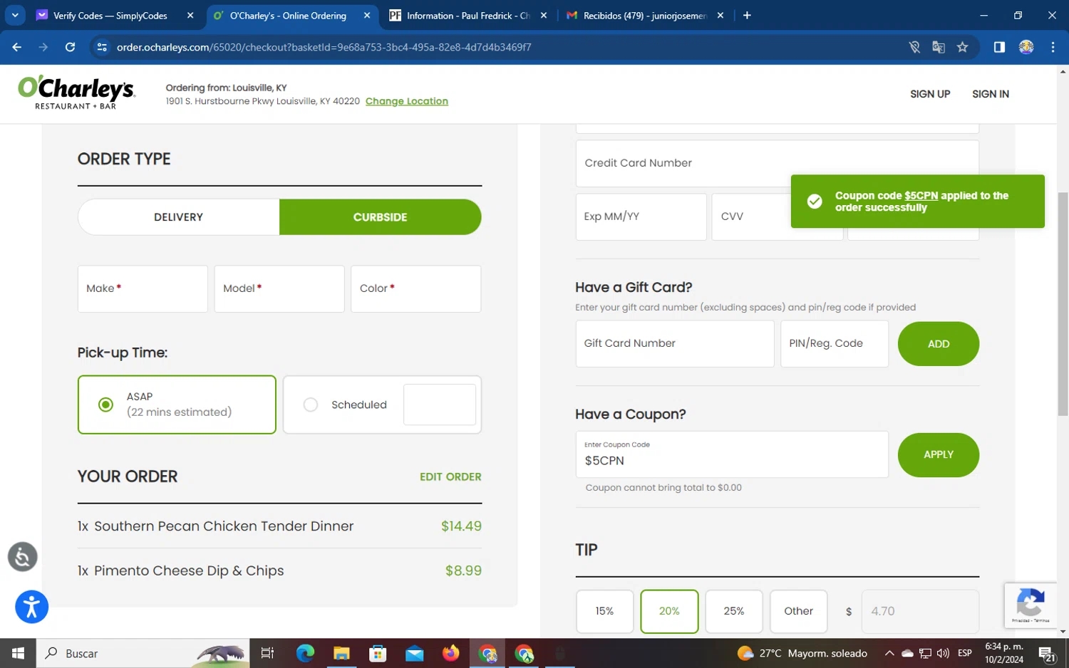 O Charley s Promo Codes 5 Off Coupons Aug 2025