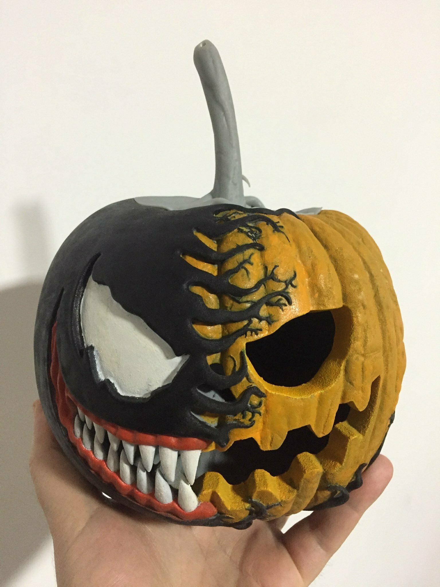 OBJ File Venom Pumpkin Holloween Buy Jackolantern