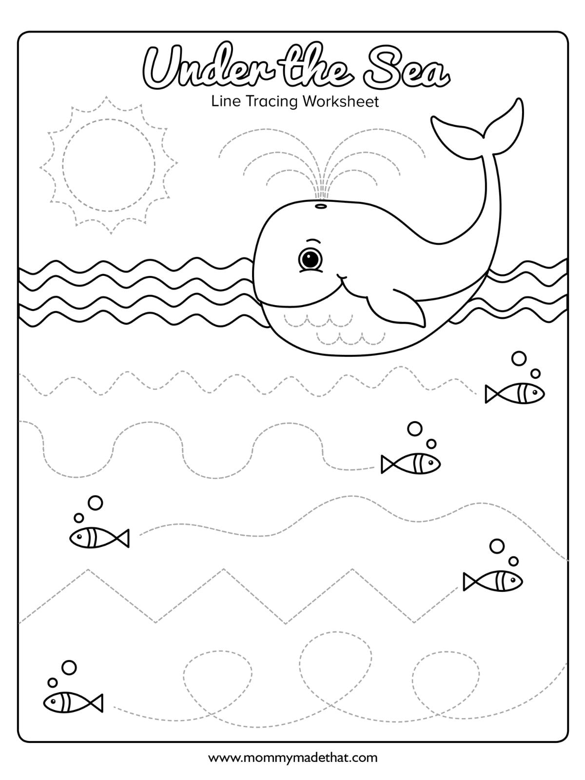 free printable ocean worksheets