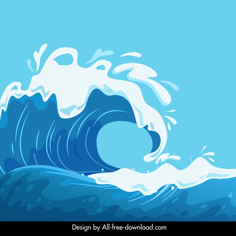 Ocean Wave Backdrop Template Dynamic Classic Sketch Vectors Images Graphic Art Designs In Editable ai eps svg cdr Format Free And Easy Download Unlimit Id 6928798