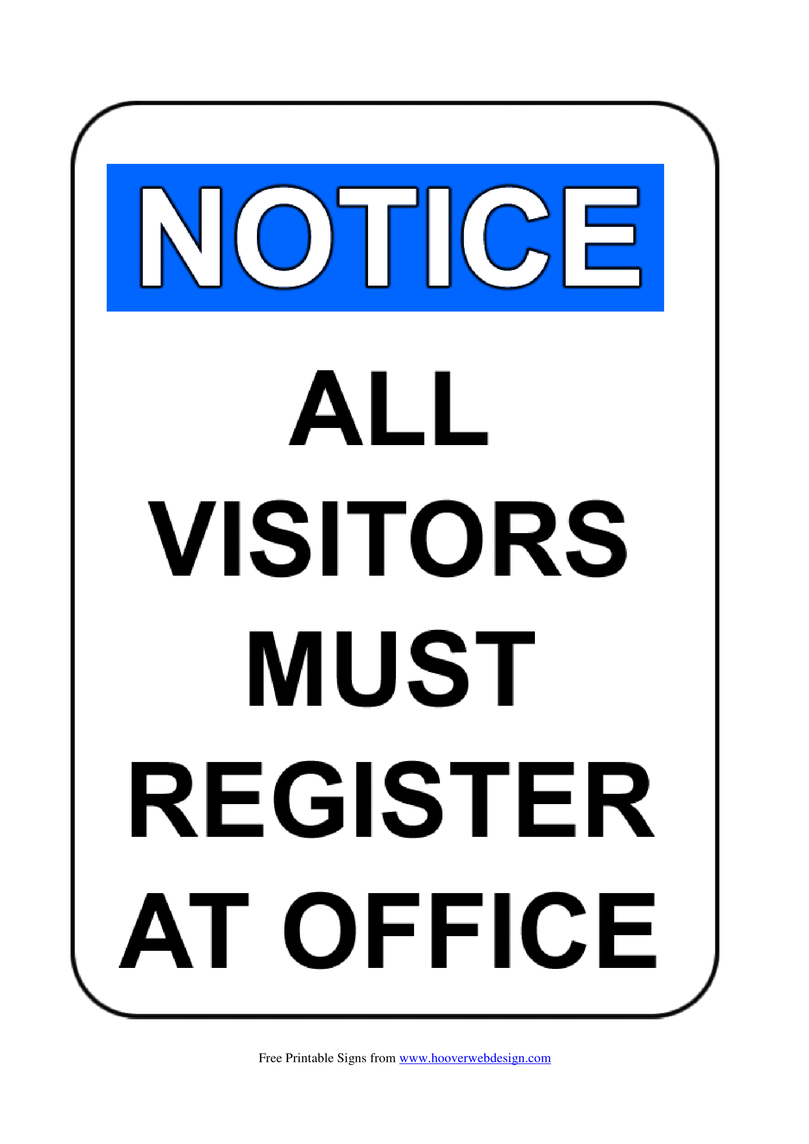 Office Signs Poster Template Worksheets Library