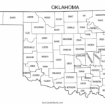 Oklahoma County Map Printable State Map With County Lines Free Printables Monograms Design Tools Patterns U0026 DIY Projects