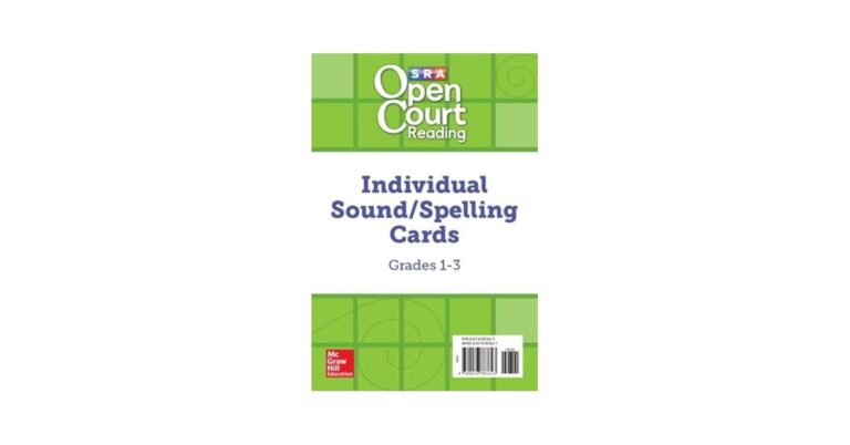 Open Court Reading Grades 1 3 Individual Sound Spelling Cards 