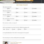 Open House Feedback Form