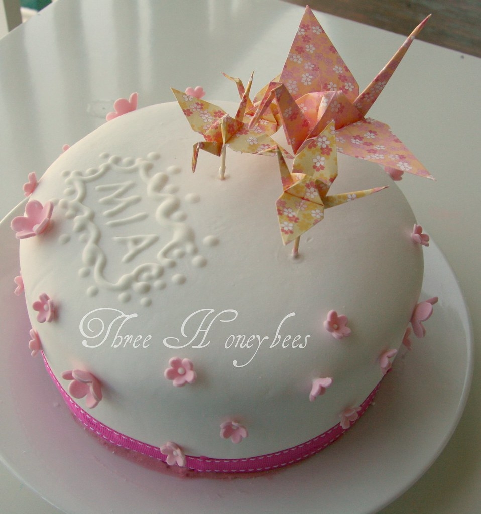 origami printable free paper cakes