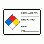 OSHA HCS Sign Chemical Identity Manufacturer Msds Date Sign Worksheets Library
