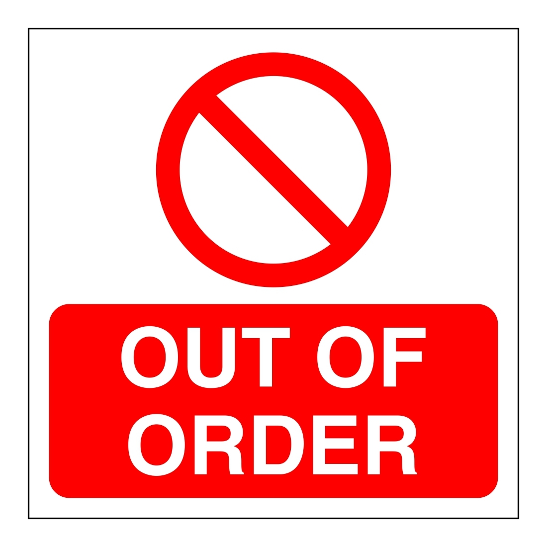 printable out of order sign