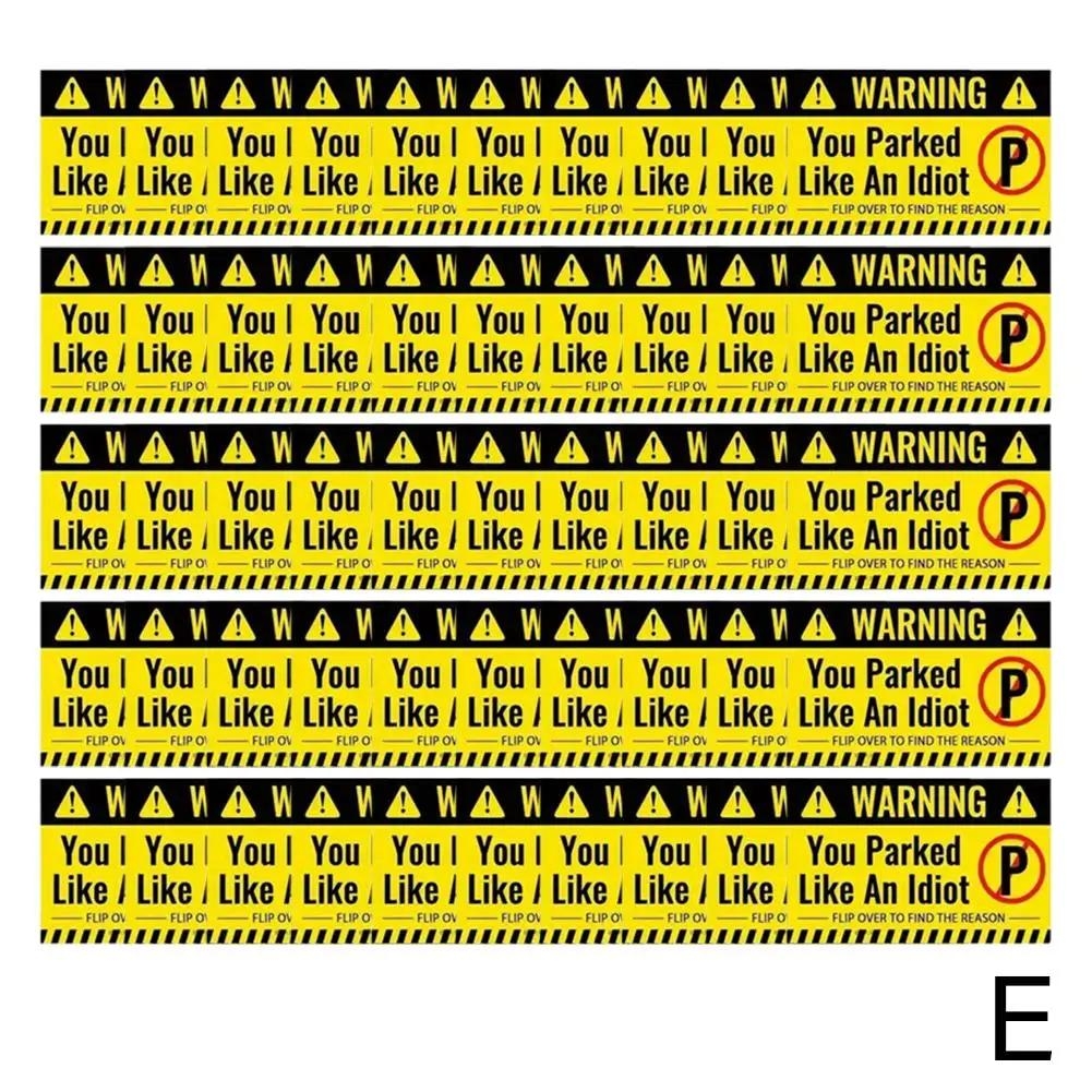 Pack Of 50 Bad Parking Cards You Parked Like An Idiot Business Cards 3 54