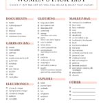 Packing Hacks 2 Printable Checklists House Mix