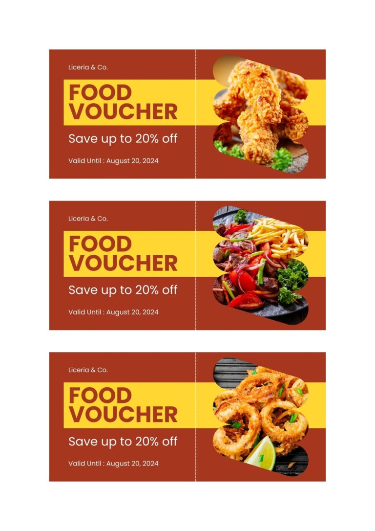 Page 19 Free Printable Customizable Coupon Templates Canva