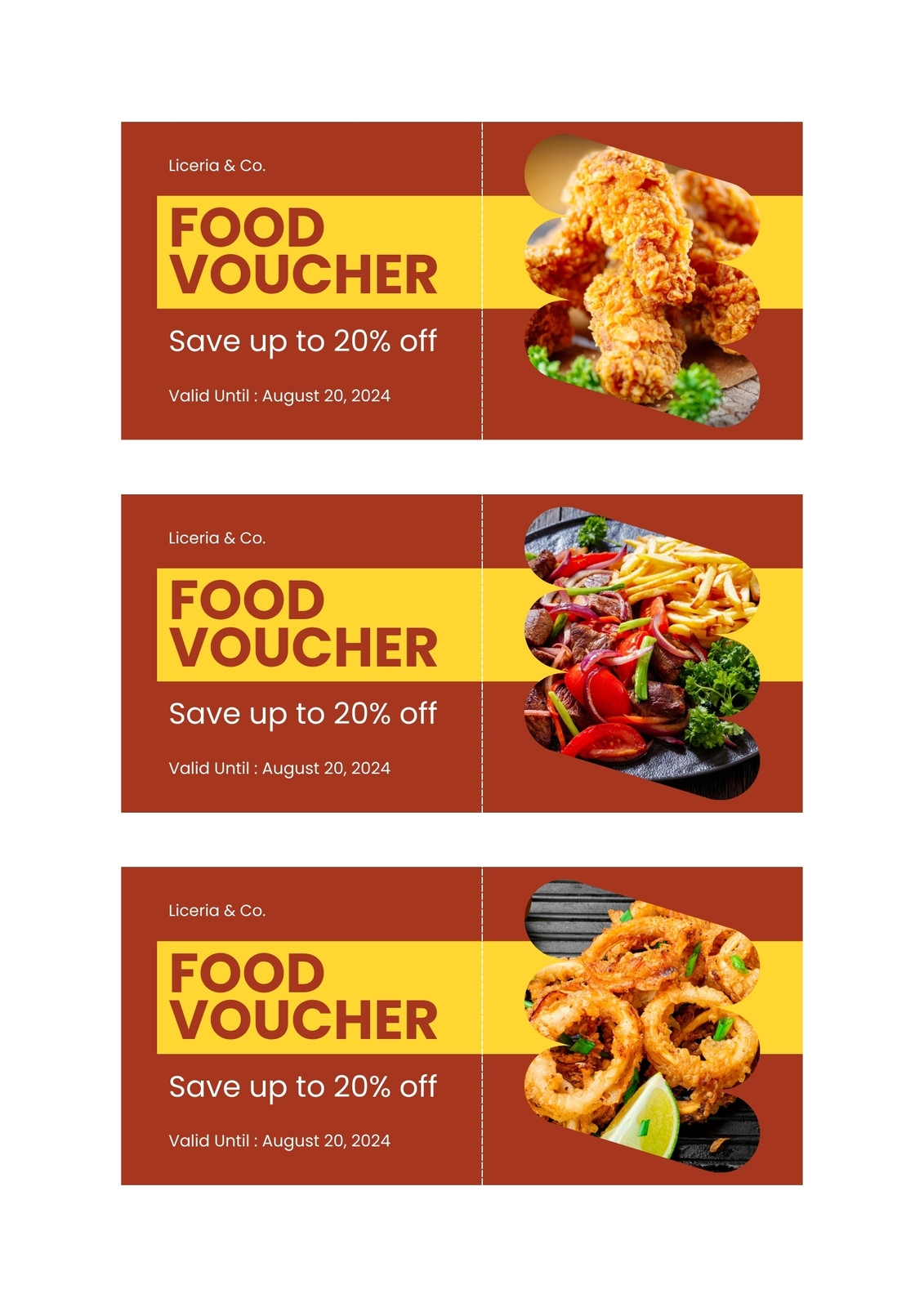 Page 19 Free Printable Customizable Coupon Templates Canva