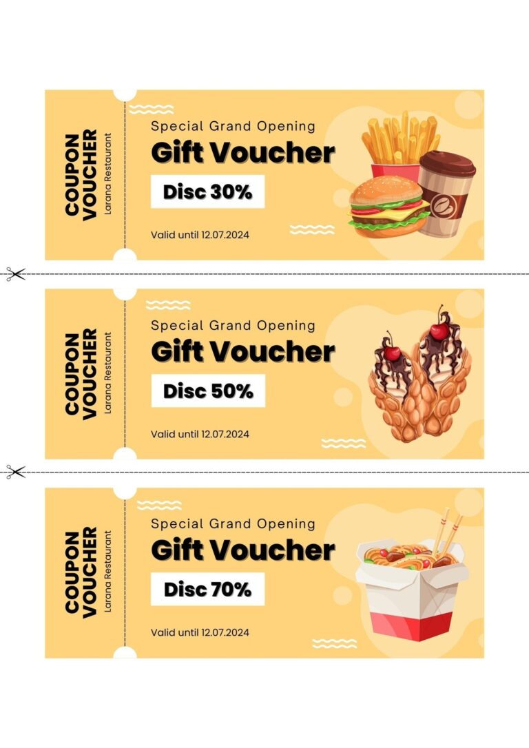 Page 2 Customize 143 Restaurant Coupon Templates Online Canva 