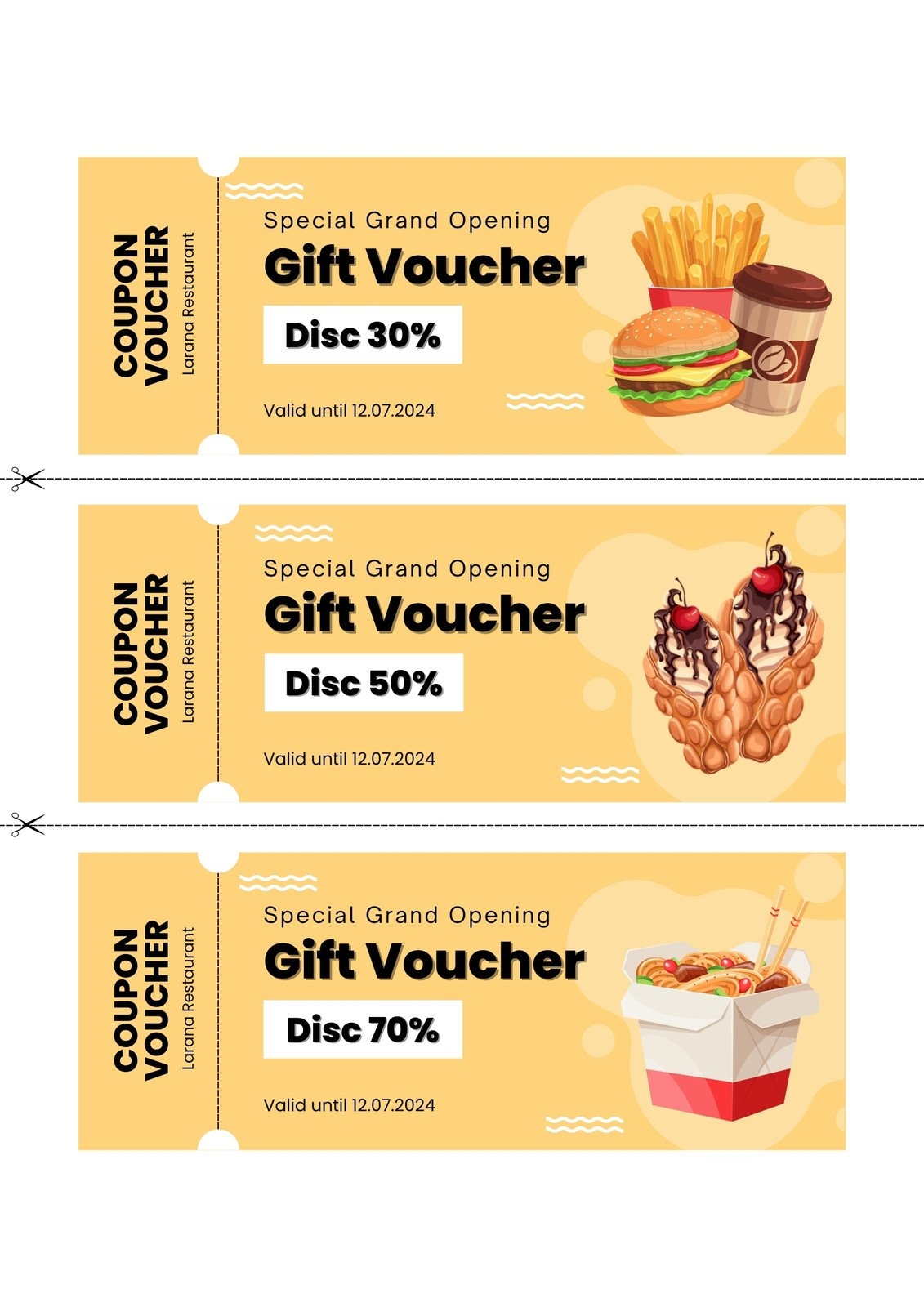 Page 2 Customize 143 Restaurant Coupon Templates Online Canva 