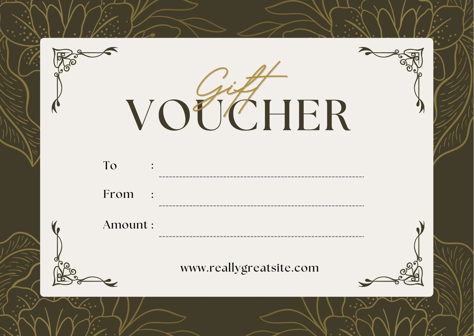 Page 2 Free Printable Gift Certificate Templates To Customize Canva