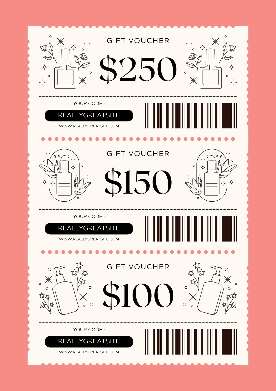 Page 21 Free Printable Customizable Coupon Templates Canva